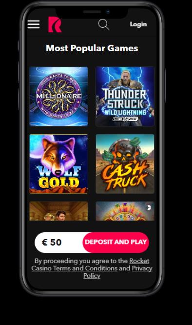 Casino Rocket mobile